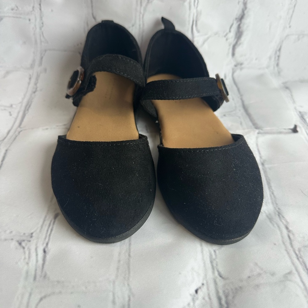 Black Mary Jane Flats